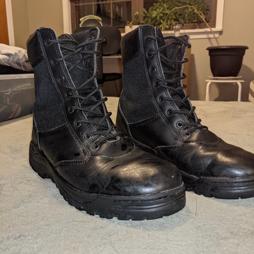 Black tall size 10 boots